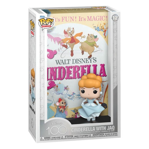 [IC13LZAM01] Disney 100th Cinderella with Jaw Pop! Poster