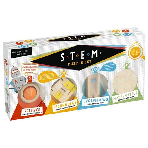 [GW1SFXD01] STEM Wooden Puzzle (Set of 4)