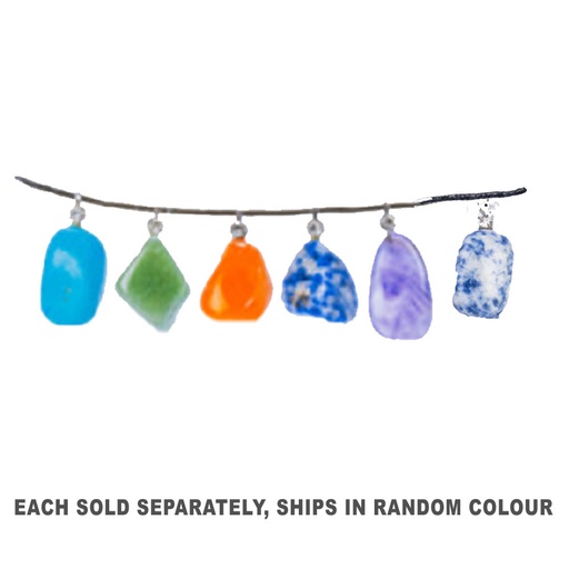 [MI22GNAZ01] Tumbled Gemstone Pendant