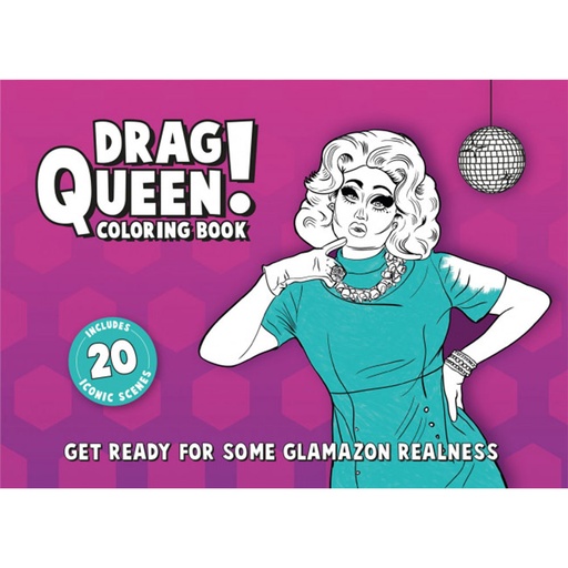[AI1DYFJ01] Drag Queen Colouring Book
