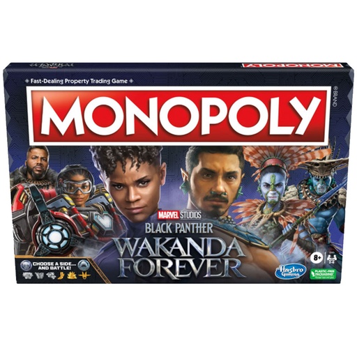 [AI1CQSF01] Monopoly Marvel Black Panther Wakanda Forever Board Game