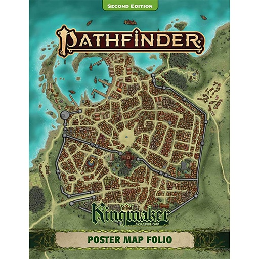 [AI1JIXQ01] Pathfinder Kingmaker RPG Poster Map Folio