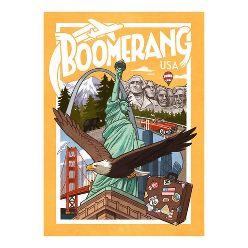 [VR7SILN01] Boomerang USA Board Game