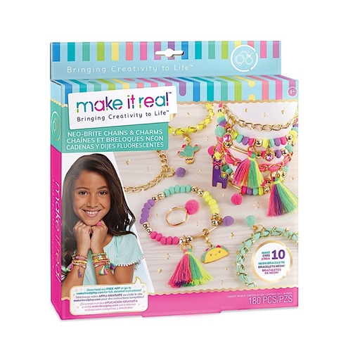 [RI2GVUK01] Neo-brite Chains and Charms Jewelry Craft Kit