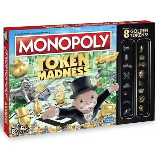 [RI2EYCU01] Hasbro Gaming Token Madness Monopoly Game