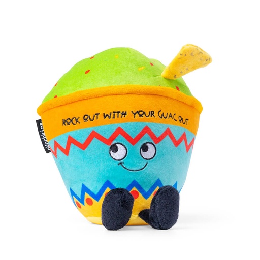 [WV7UWKC01] Punchkins Rock Out with Your Guac Out Guacamole Plush