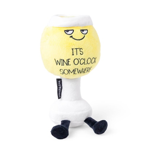 [WV7JCQG01] Punchkins It's Wine O'Clock Somewhere Plush