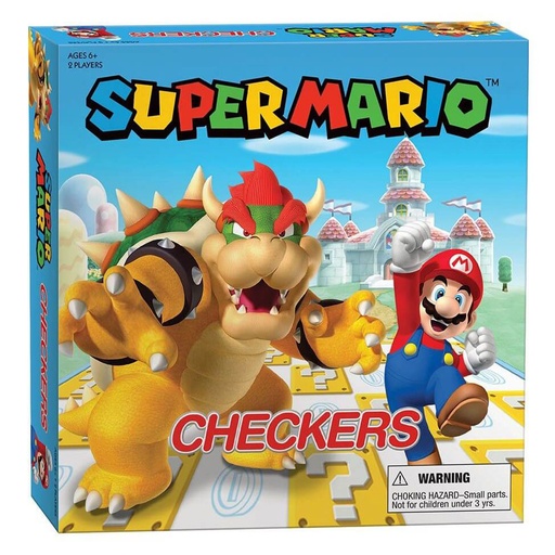 [LP3LJDS01] Super Mario Vs. Bowser Checkers Board Game
