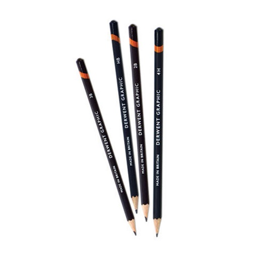 [WS4VSBK01] Derwent Graphic Graphite Medium Pencil (Pack of 12)
