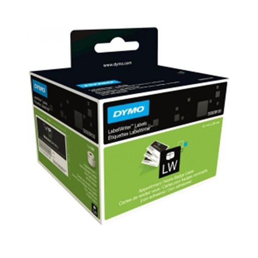 [WS4BCID01] Dymo Non-Adhesive Appointment/Name Badge Card Label 300pcs