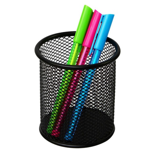 [WS4TEDE01] Italplast Mesh Pen and Pencil Holder (Black)