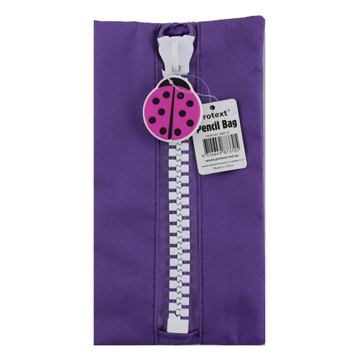 [WS4CHNQ01] Protext Character Purple Ladybird Pencil Case (235x125mm)