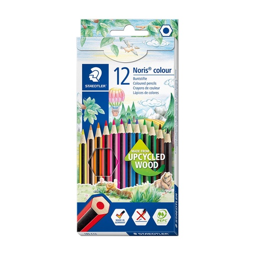 [WS4RPZU01] Staedtler Noris Coloured Pencil (Pack of 12)