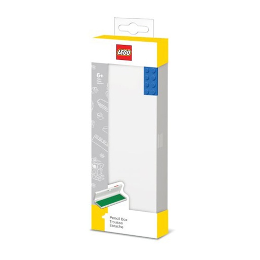 [WS4YMZR01] Lego Pencil Box with Buildable Bricks (White)