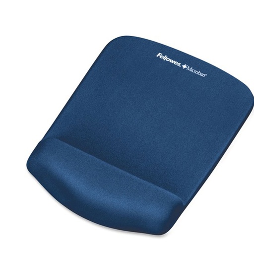 [WS4URQN01] Fellowes Plushtouch Mouse Pad/Wrist Support (Lycra Blue)