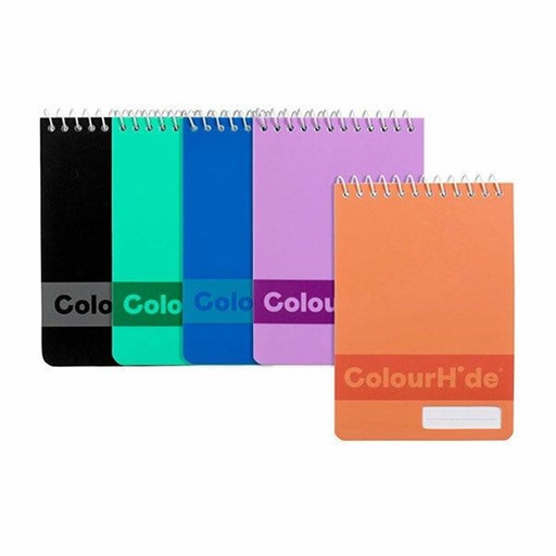 [WS4OXQL01] Colourhide Pocket Notebook 96pg 5pcs (112x77mm)