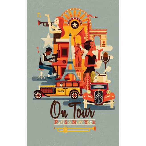 [MP3CECL01] On Tour Board Game (Paris and New York)
