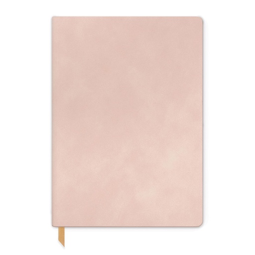[DC3VSBK01] Vegan Suede Flex Cover Dusty Blush Undated Planner