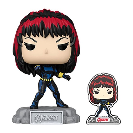 [IC14EBZC01] Avengers 60th Anniv Black Widow w/ Pin US Exclsve Pop! Vinyl