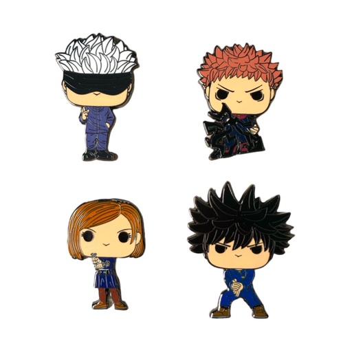 [IC14XFZZ01] Jujutsu Kaisen Enamel Pin Set 4 Pack