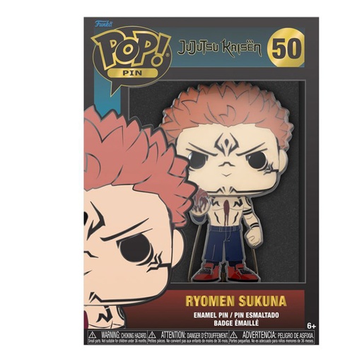 [IC14ZKRO01] Jujutsu Kaisen Ryomen Sukuna 4" Enamel Pop! Pin