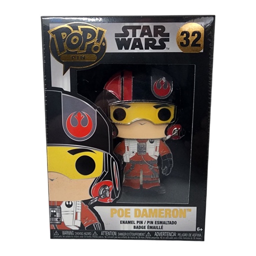 [IC14RZUO01] Star Wars Poe Dameron Pop! Enamel Pin