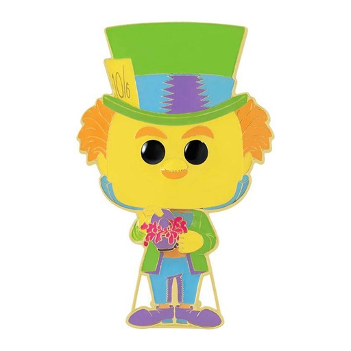 [IC14ZIRV01] Alice in Wonderland 1951 Mad Hatter Glow Blacklight Pop! Pin