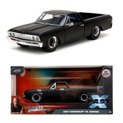 [IC14NWOK01] Fast & Furious 10 Chevorlet El Camino 1967 1:24 Scale Ride