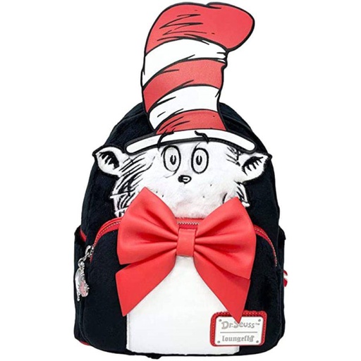 [IC14UUMT01] Dr Seuss Cat in the Hat Faux Fur Cosplay Backpack