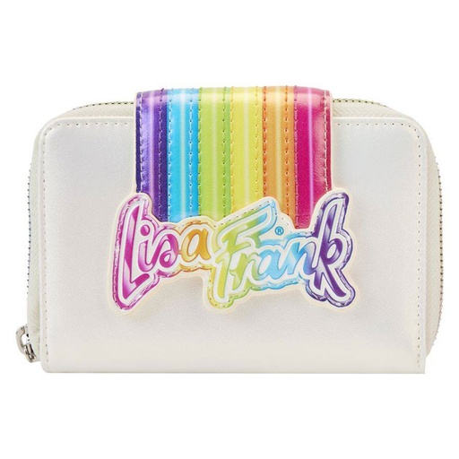 [IC14FAGV01] Lisa Frank Rainbow Logo Zip Around Wallet