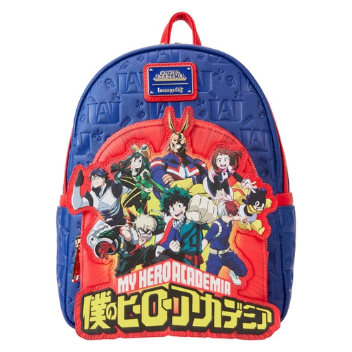 [IC14WVTY01] My Hero Academia Group Debossed Logo Mini Backpack