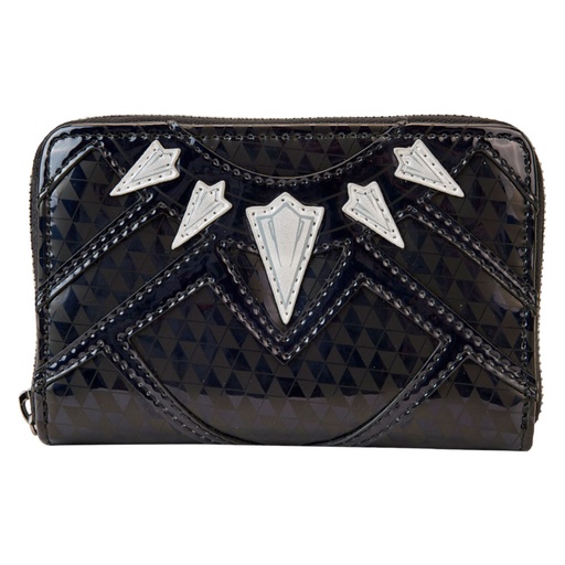 [IC14DPPW01] Marvel Black Panther Cosplay Metallic Zip Around Wallet