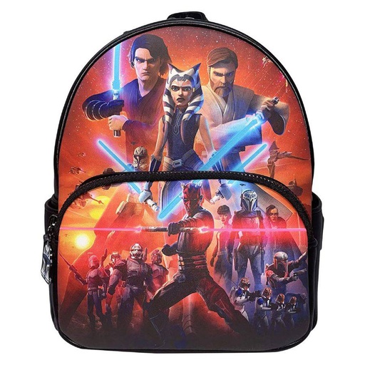 [IC14ILLW01] Star Wars the Clone Wars Lightsaber Glow US Ex Mini Backpack