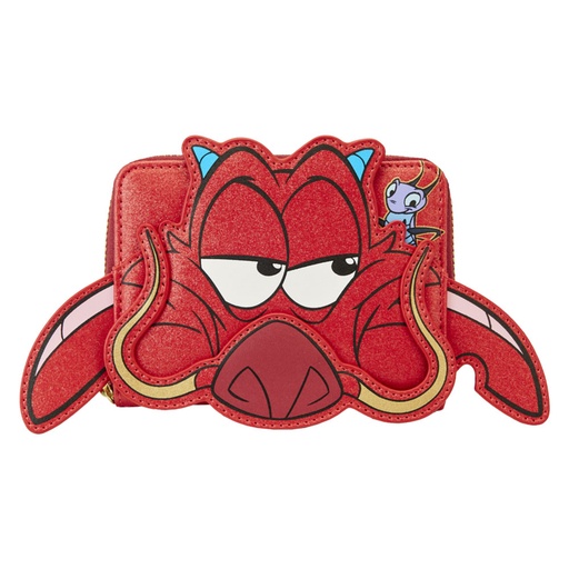 [IC14ESRQ01] Mulan 25th Anniv Mushu Glitter Cosplay Cosplay Zip Wallet