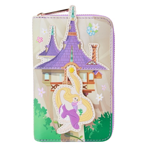 [IC14GCIO01] Tangled Rapunzel Swinging Zip Around Wallet