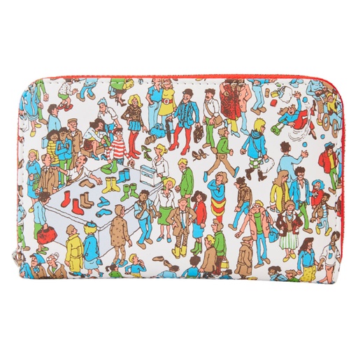 [IC14NBXM01] Where's Wally Art Print Zip Around Wallet
