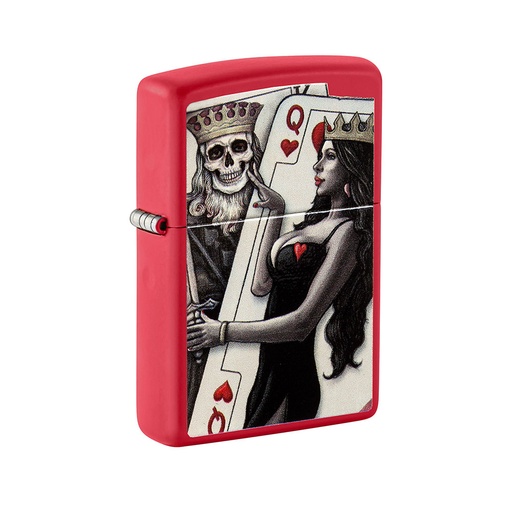[SH2LEZZ01] Zippo Skull King Queen Beauty Windproof Lighter