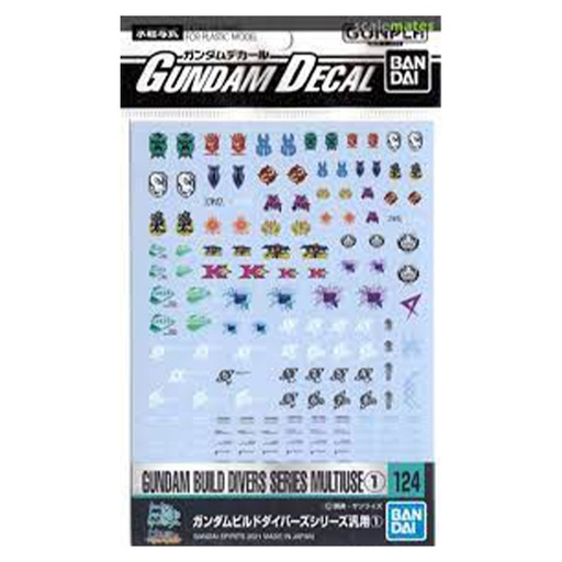 [HC1HFZH01] Bandai Gundam Build Divers Series Multiuse 1 Decal