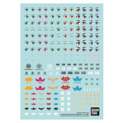 [HC1YFDM01] Bandai 30MS Sister Water Multiuse Decal