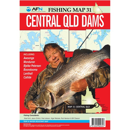 [FN1KTLS01] Central Queensland Dams Map