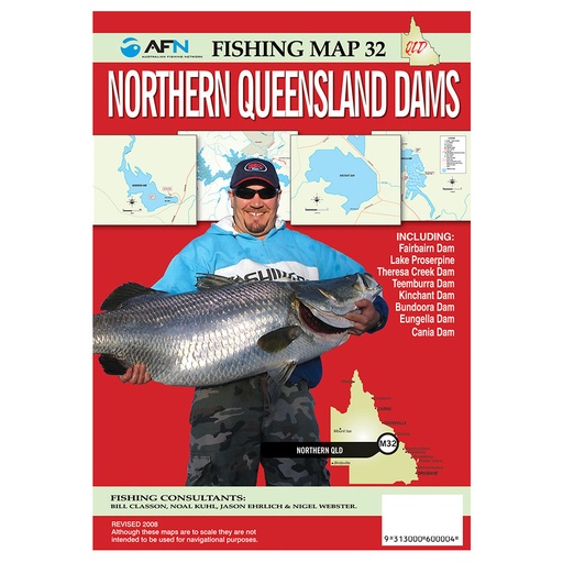 [FN1RJKI01] Northern Queensland Dams Map