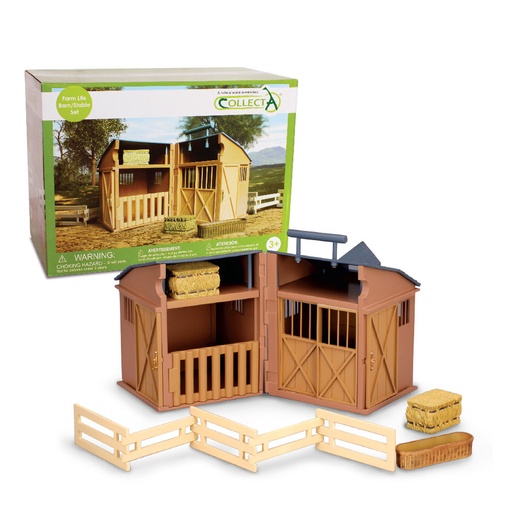 [RP1GZPO01] CollectA Folding Farm Life Barn/Stable Set