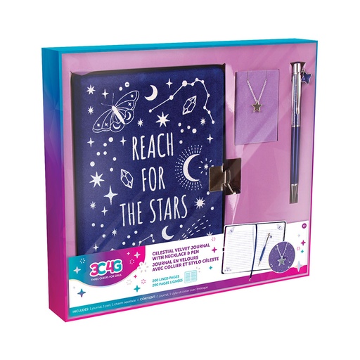 [RP1FLZI01] 3C4G Celestial Journal and Pen Set