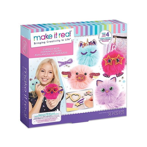 [RP1UEDJ01] Make It Real Cuddlemob DIY Pom Pom Characters