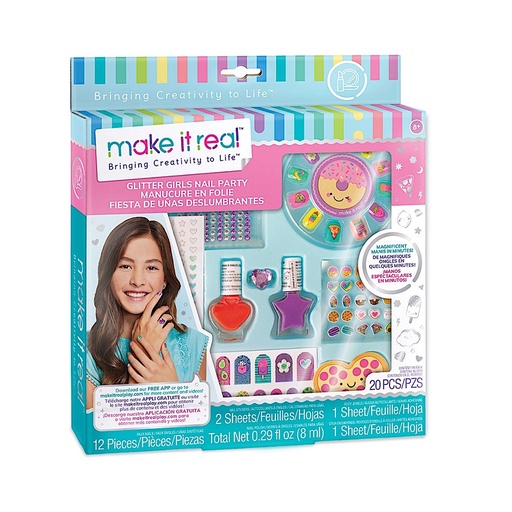 [RP1OJBH01] Make It Real Glitter Girls Nail Party