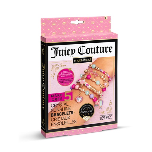 [RP1GXRN01] Make It Real Juicy Couture Mini Crystal Sunshine Bracelets