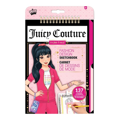 [RP1VVSY01] Make It Real Juicy Couture Fashion Sketchbook