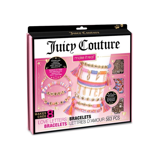 [RP1PFCT01] Make It Real Juicy Couture Love Letters Bracelets