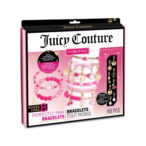[RP1GARJ01] Make It Real Juicy Couture Perfectly Pink Bracelets