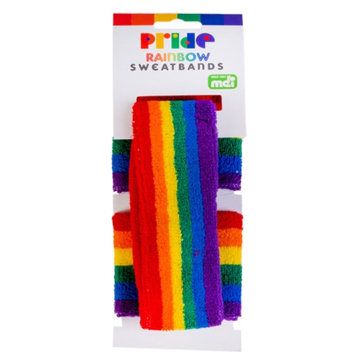[MI23PPGN01] Rainbow Pride Sweatbands Set